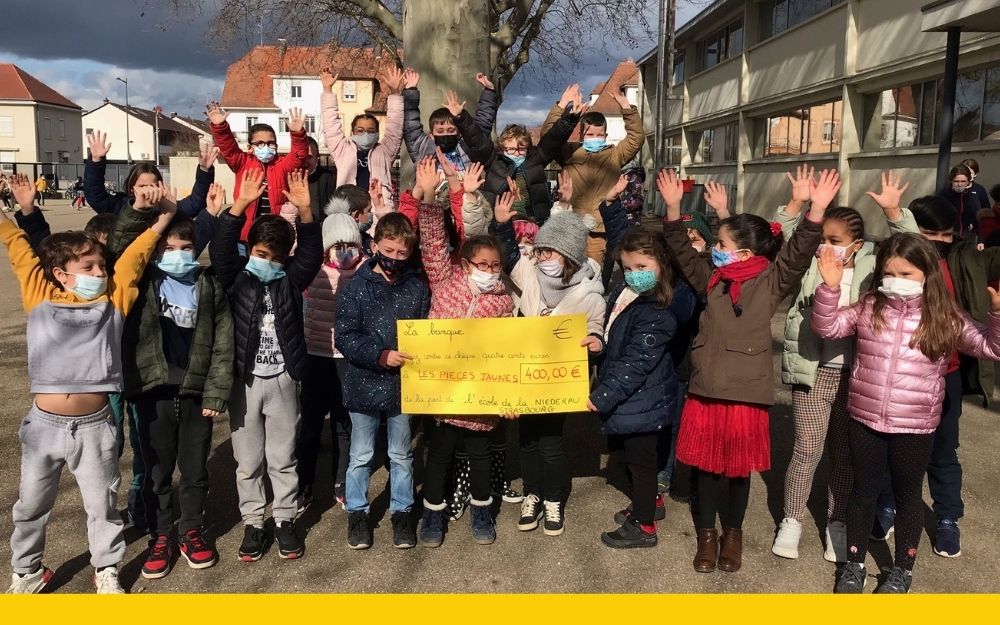 Pièces Jaunes - Mobilisation école Strasbourg