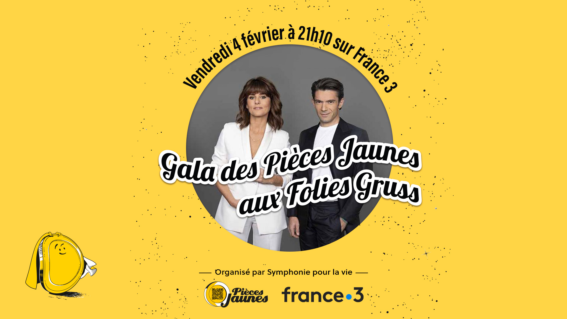 Vendredi 4 février à 21h10 sur France : le Gala des Pièces Jaunes aux Folies Gruss