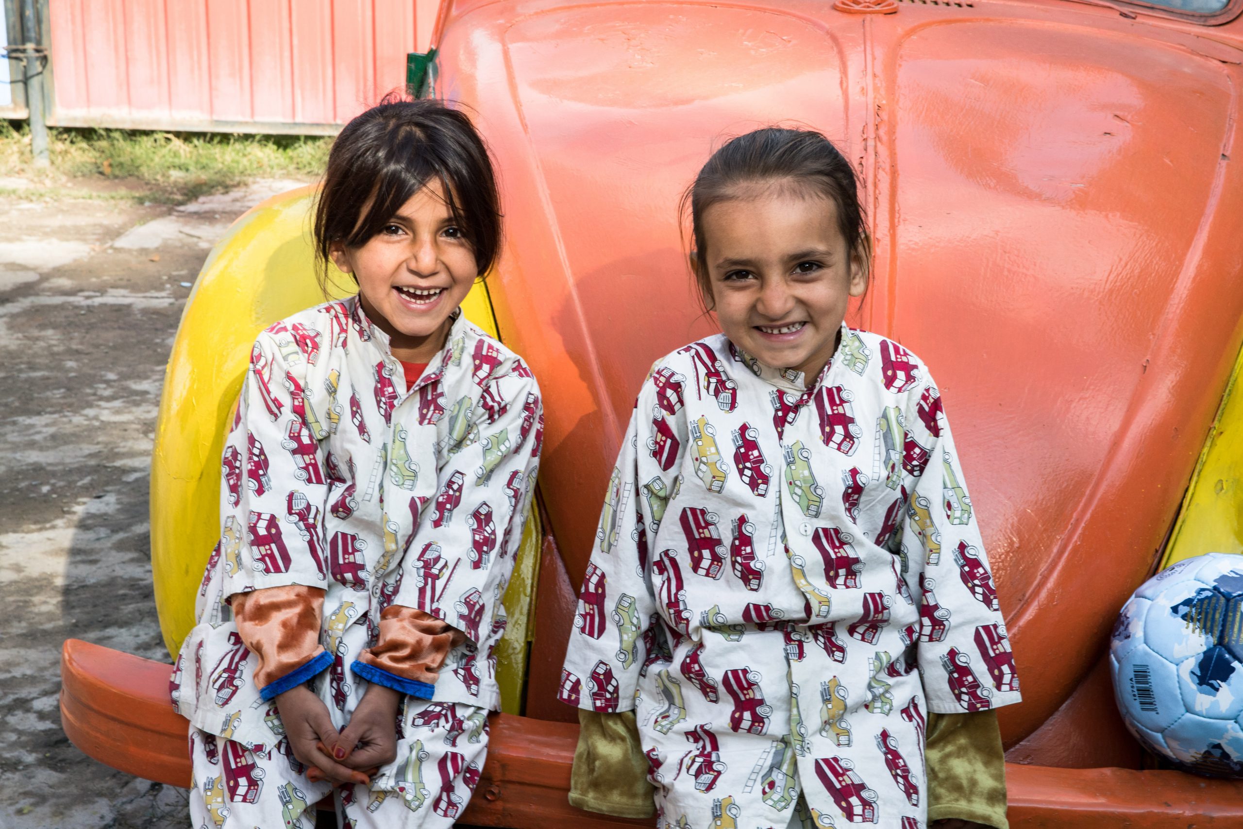 enfants afghans soignées au pavillon des enfants